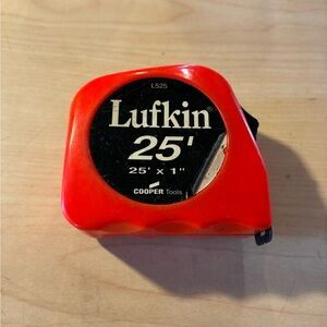 Lufkin 25' Tape Measure L525 hi visible orange
